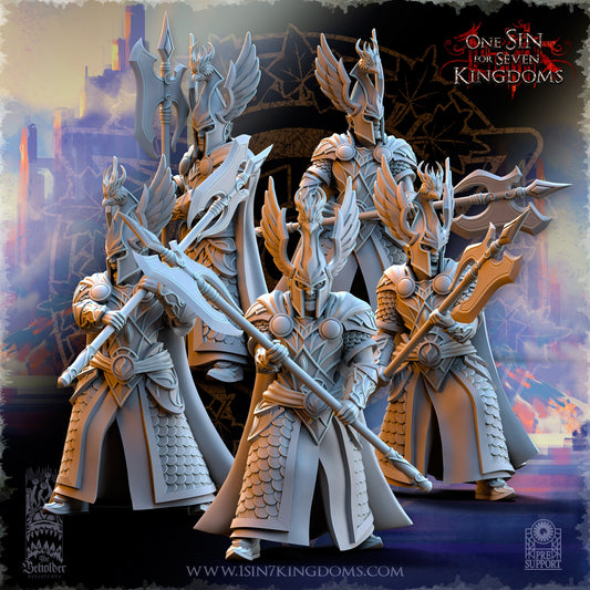 Silvermoor Elves Searing Bird Guardians Warhammer Fantasy The Beholder Miniatures