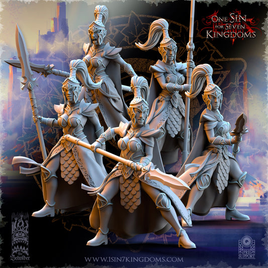Silvermoor Elves Sisterhood Praetorians Warhammer Fantasy The Beholder Miniatures
