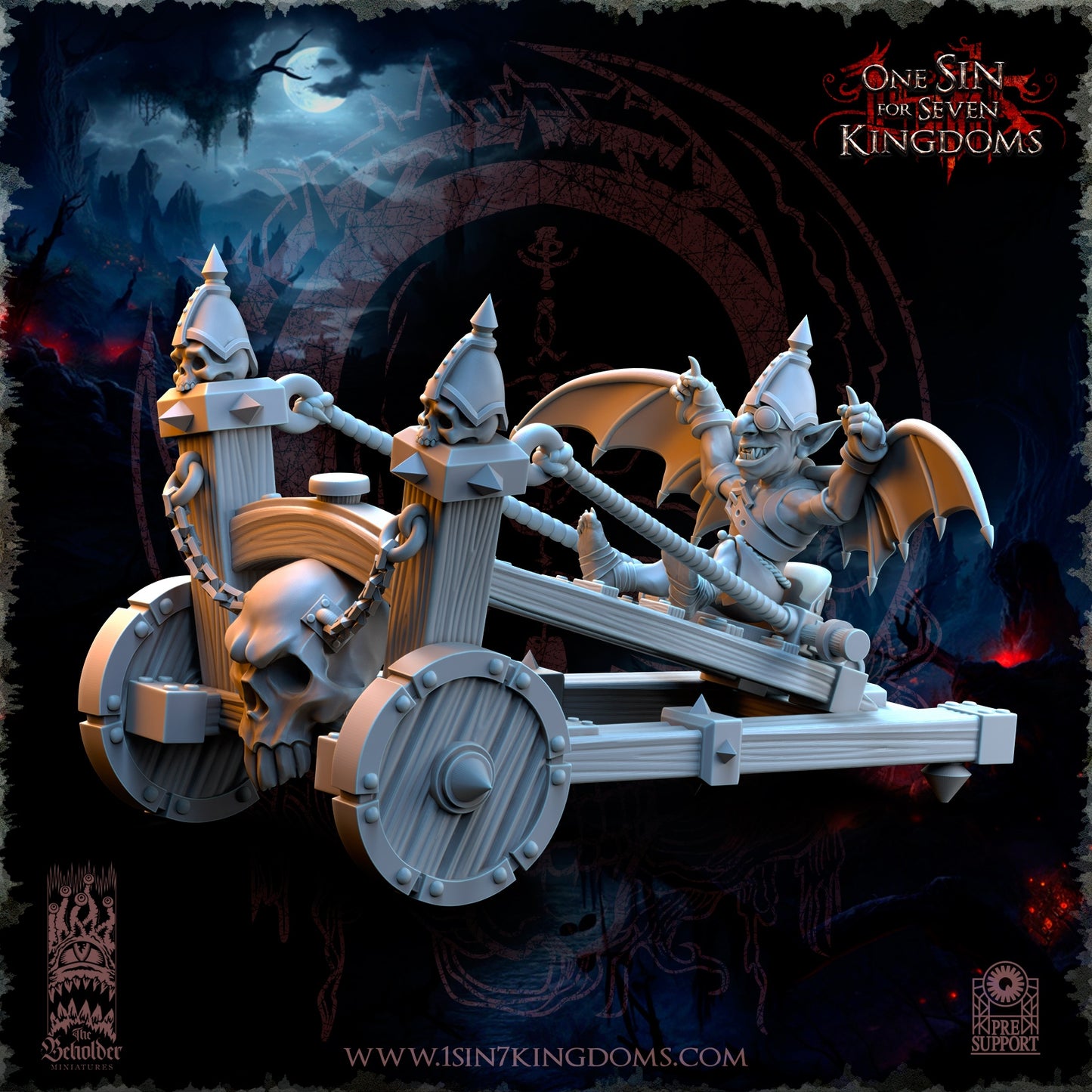 The Black Horde Goblins Slingshot of Doom Warhammer Fantasy The Beholder Miniatures