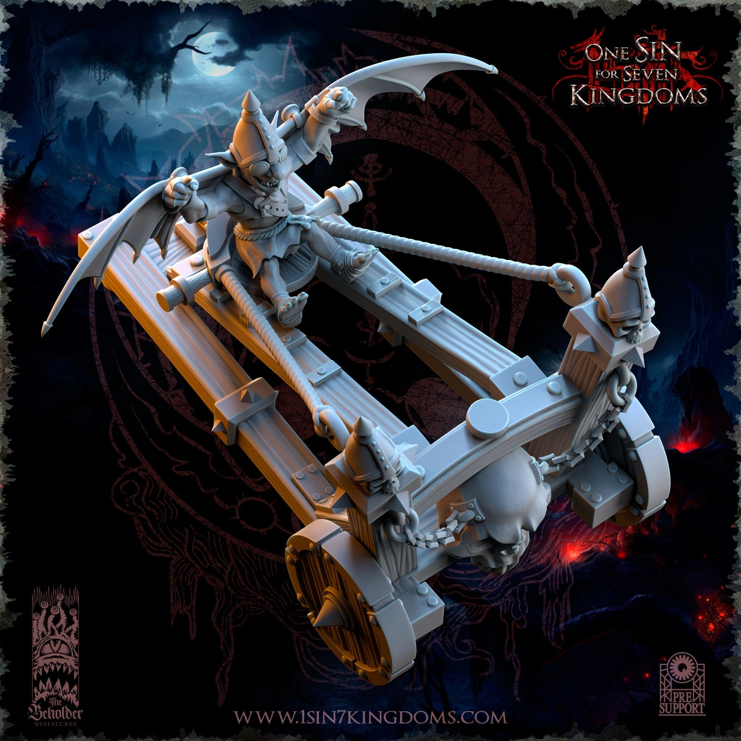 The Black Horde Goblins Slingshot of Doom Warhammer Fantasy The Beholder Miniatures