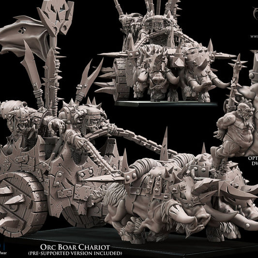 Orc Boar Chariot Warhammer Fantasy