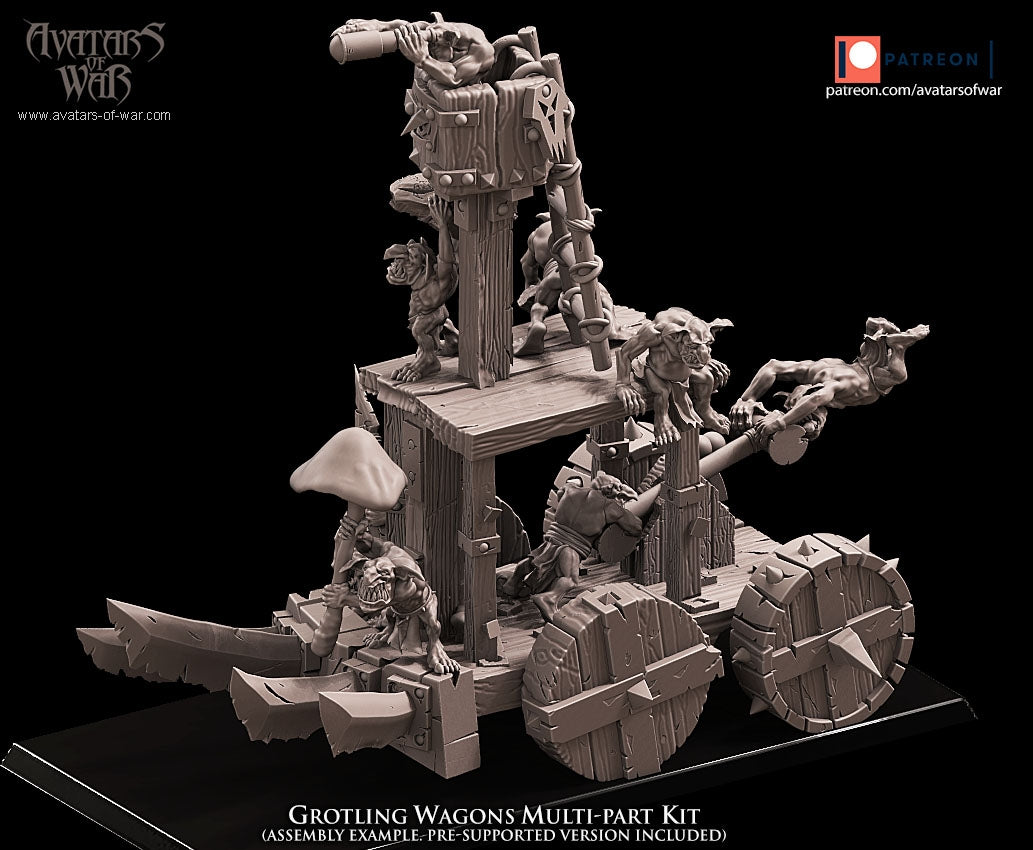 Grotling Battle Wagon Kit Warhammer Fantasy Avatars of War