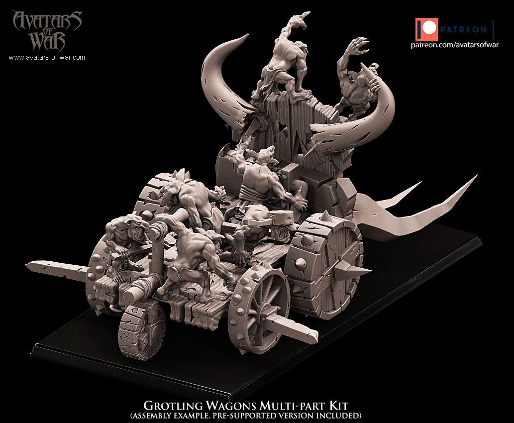 Grotling Battle Wagon Kit Warhammer Fantasy Avatars of War