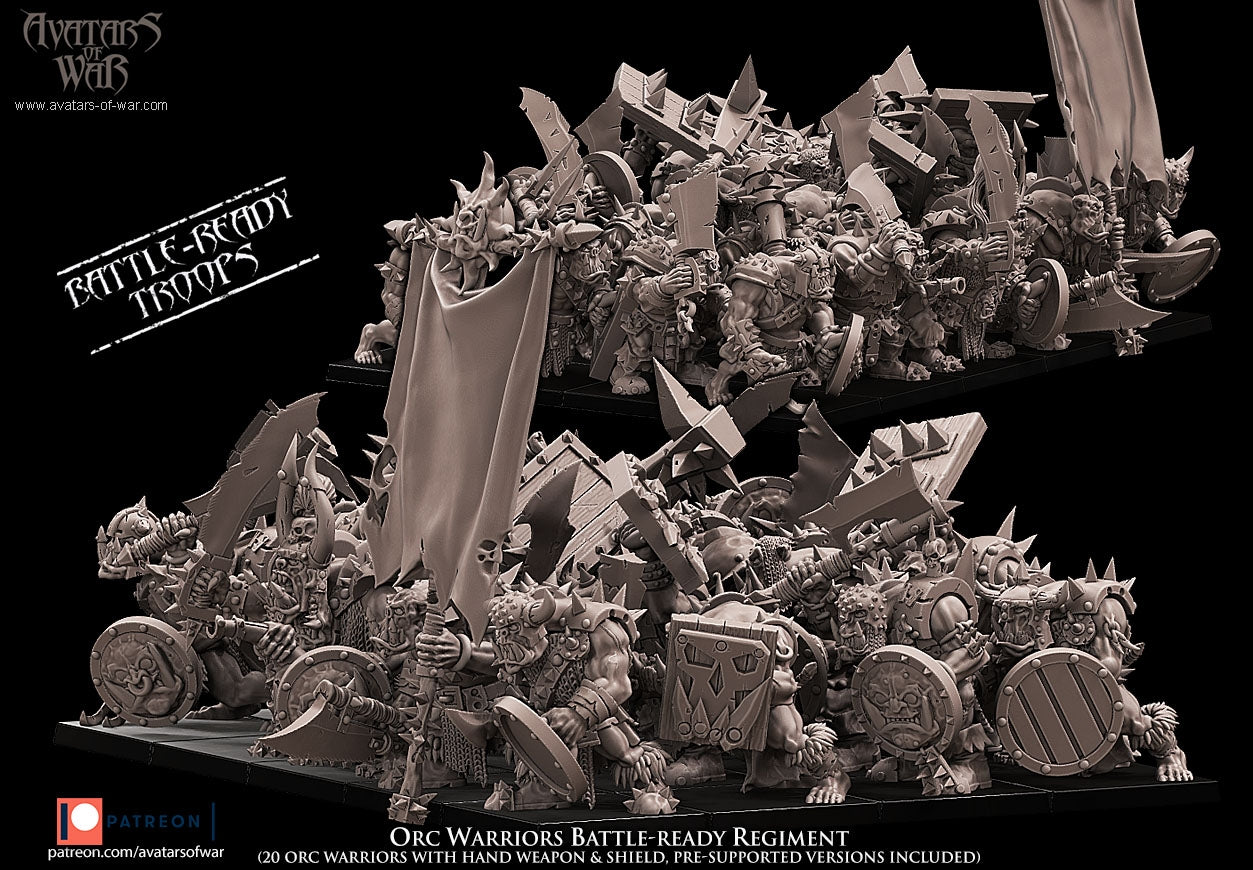 Orc Warriors Warhammer Fantasy Avatars of War