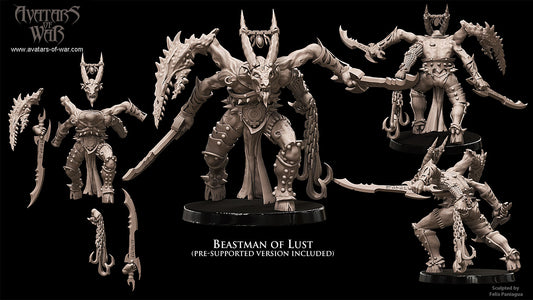 Beastman Lord of Lust Warhammer Fantasy Avatars of War