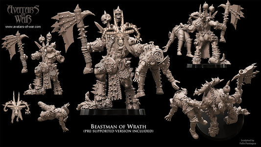 Beastman Lord of Wrath Warhammer Fantasy Avatars of War