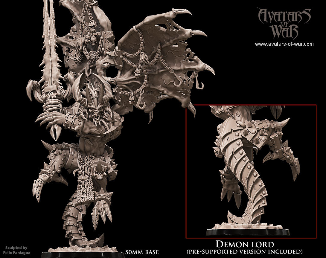 Demon Prince of Wrath Warhammer Fantasy Avatars of war