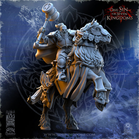 Haakon, Storm-Knight Commander Warhammer Fantasy The Beholder Miniatures