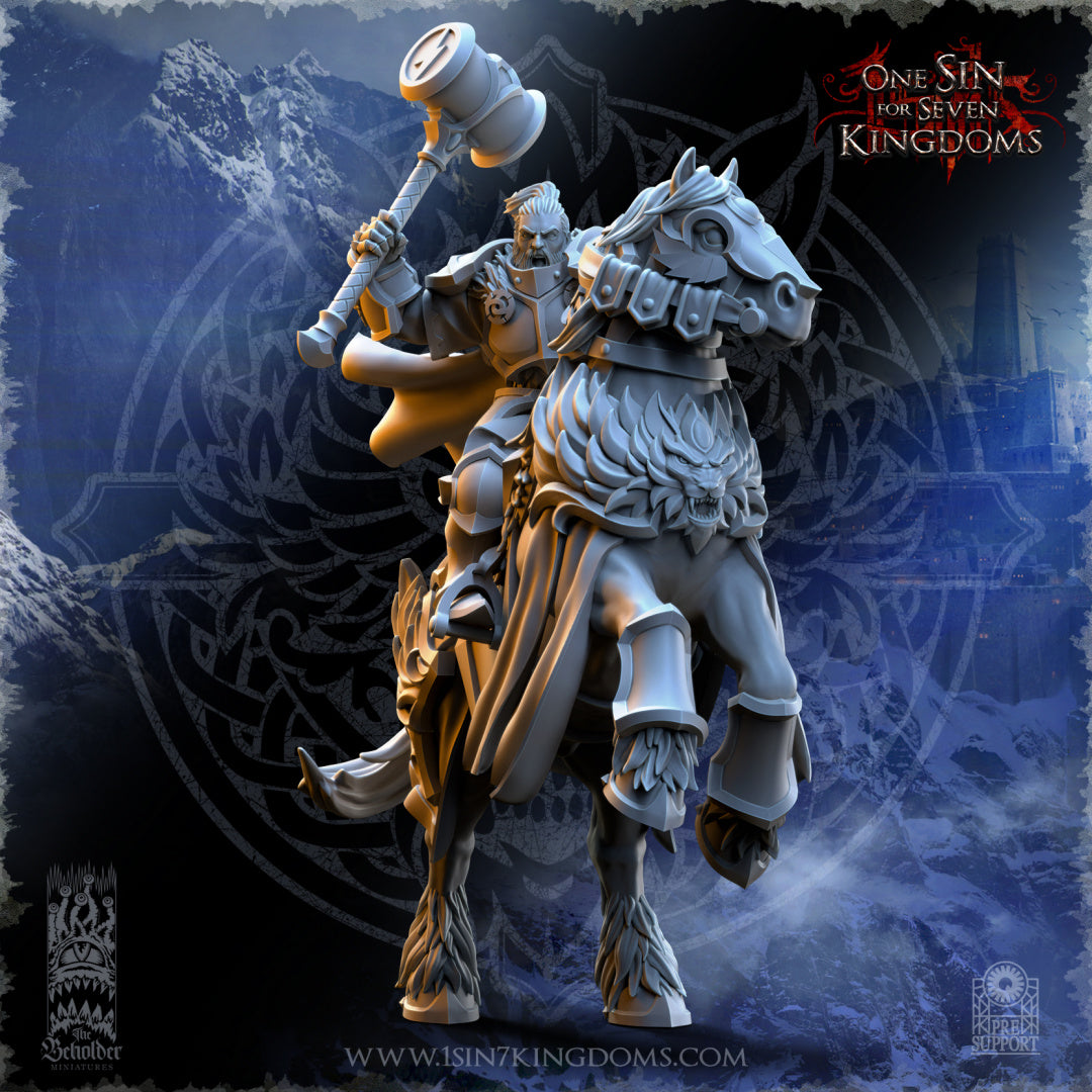 Haakon, Storm-Knight Commander Warhammer Fantasy The Beholder Miniatures