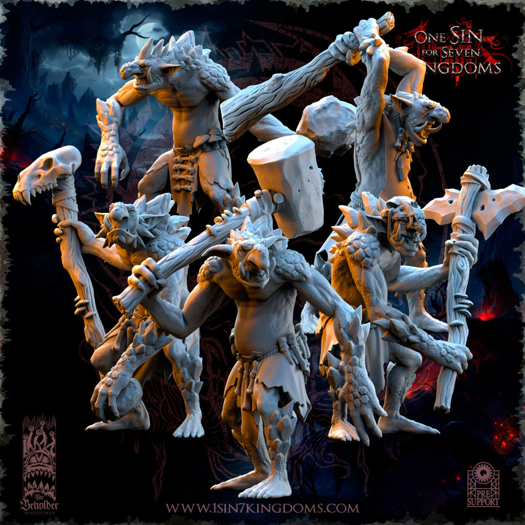 Rock Trolls Warhammer Fantasy The Beholder Miniatures