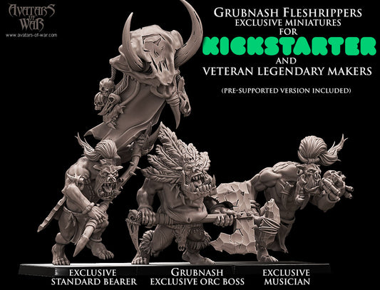 Grubnash Fleshrippers Exclusive Warhammer Fantasy Avatars of War